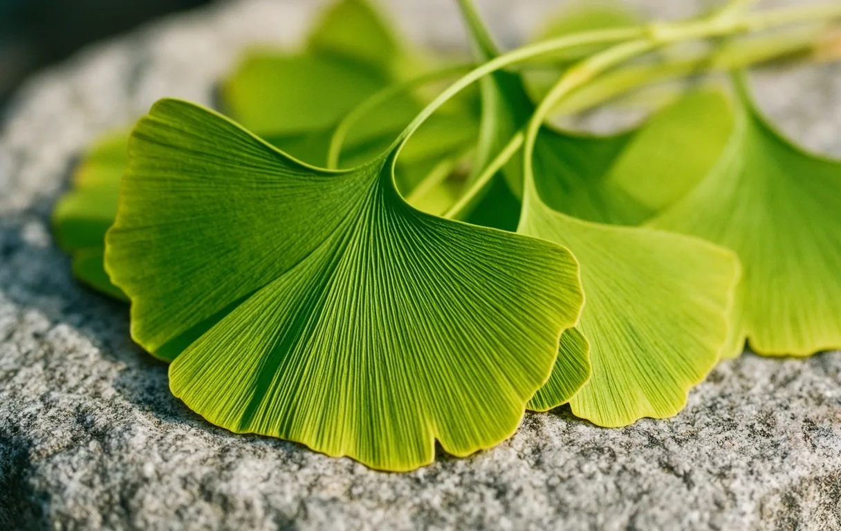 Hojas de Ginkgo